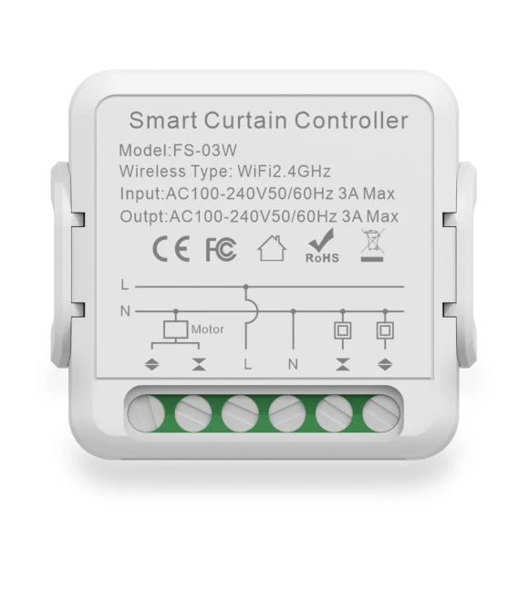 Smart Curtain Switch for Roller Shutters — Smart Home Hubs & Controllers, Build My Home