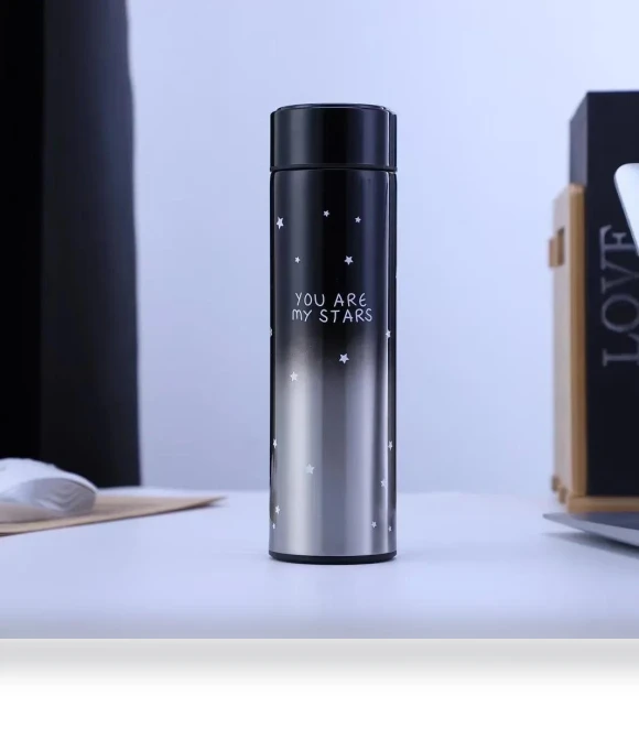 Smart Insulated Mini Thermo Cup with LED Temperature Display — Beverage Warmers, Comfort Homeware