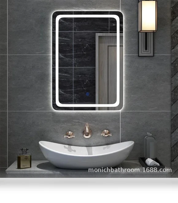 Smart LED Mirror with Bluetooth Speaker — Bathroom, Good Household Items