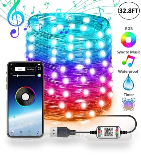 Smart RGB Fairy Lights — String Lights, LanZhong LED