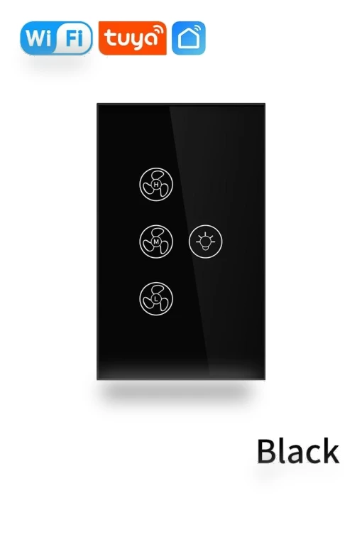 Smart Switch for Fan and Light — Ceiling Fan Wall Controls, Tuya
