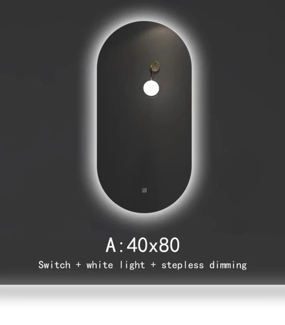 Smart Touch Screen Anti-Fog Bathroom Mirror — Shower, Stone Home