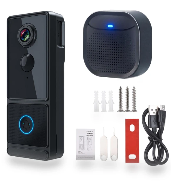 Smart Video Doorbell with Wireless Camera — Smart Home Security, Build My Home