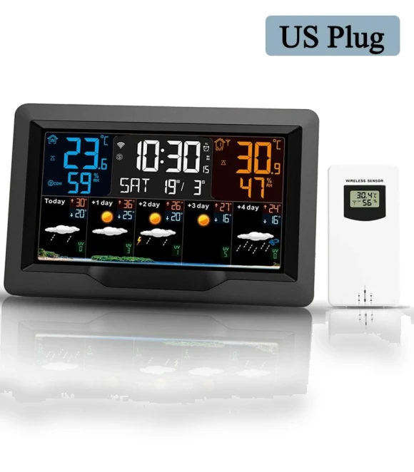 Smart Weather Station with Color Screen — Home Climate Control, Build My Home