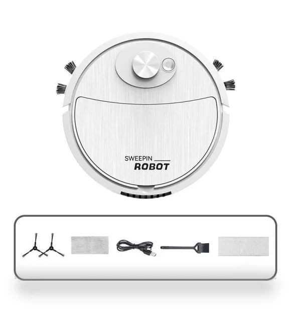 Super Quiet Wireless Robot Vacuum 3-in-1 Sweeping and Mopping Robot — Smart Cleaning Robots, Build My Home