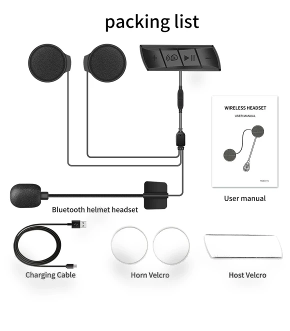 Waterproof Motorcycle Bluetooth Microphone Helmet Headset — Phone Accessories, IKEA Supermarket