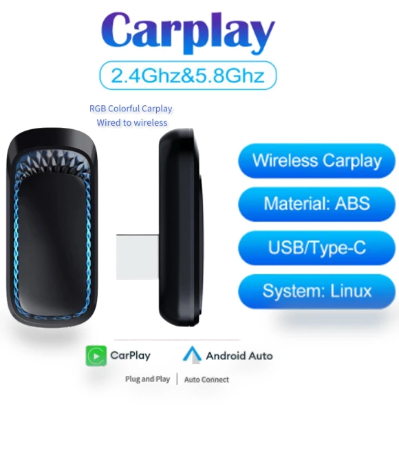 Wired and Wireless Apple CarPlay Box for OEM Car Stereo — Stereo Receivers, A Auto Parts Mall