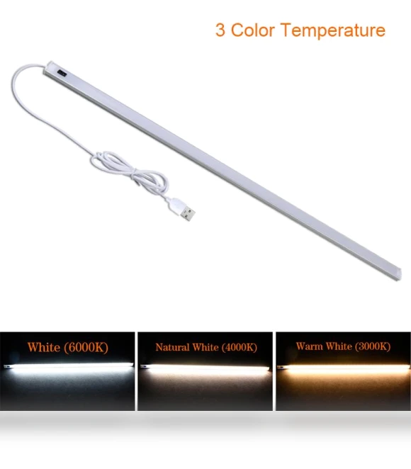 Aluminium LED Bar Light with Hand Scan Sensor — Overhead Lighting, Build My Home