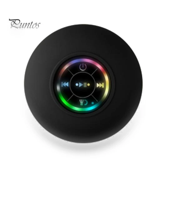 Bluetooth Shower Speaker with LED Light — Portable Audio, Enjoy Smart Home