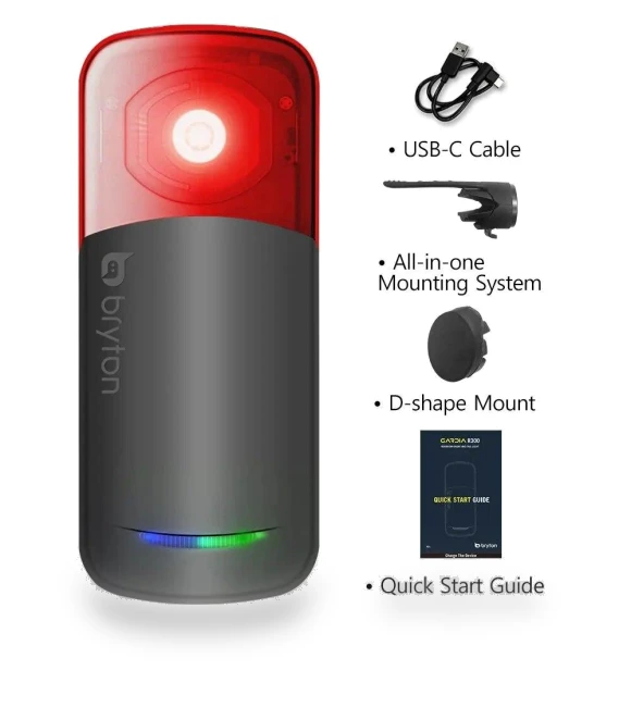 Intelligent Bicycle Radar Rear Light — Bike Headlights, Rainbow Rain