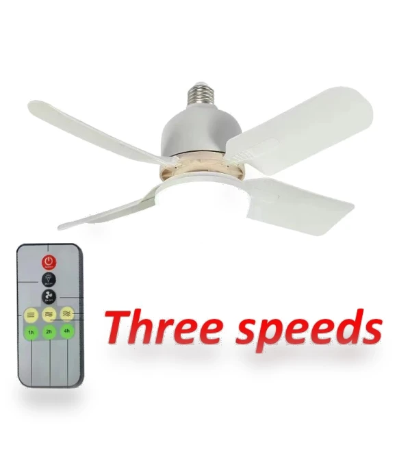 LED Ceiling Fan With Light Remote Control — Ceiling Fans, Rainbow Rain