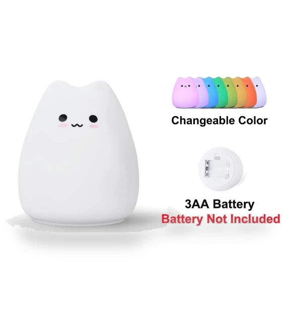 Mini Cat Night Light — Night Lights, Good Household Items