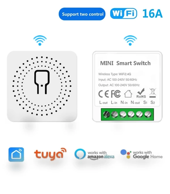 Mini Wi-Fi Switch — Smart Home Modules, AE Selection