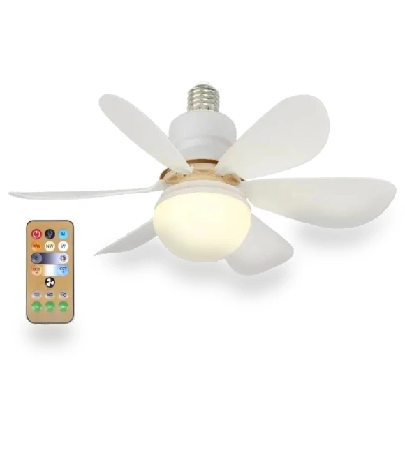 Modern Smart Wireless Ceiling Fan Light — Ceiling Fan Lighting Solutions, Rainbow Rain