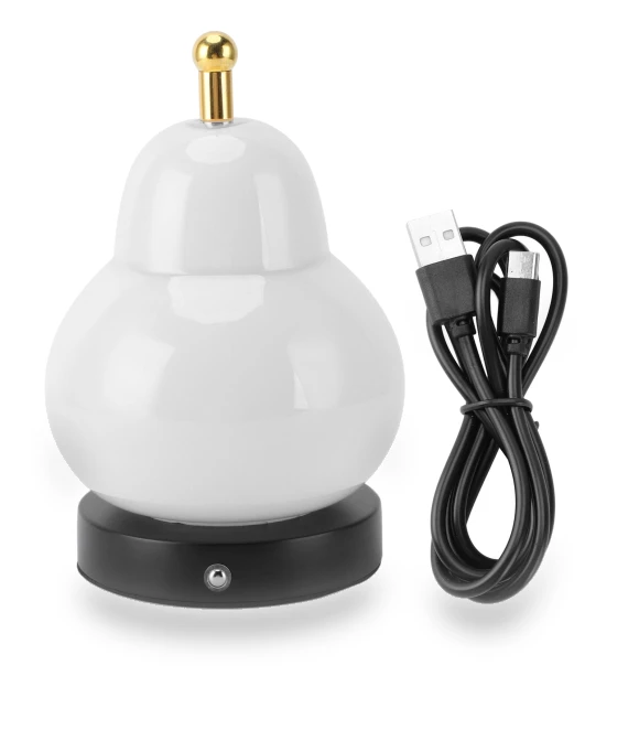 Pear-shaped Table Lamp with Touch Control — Desk & Table Lighting, FireZY