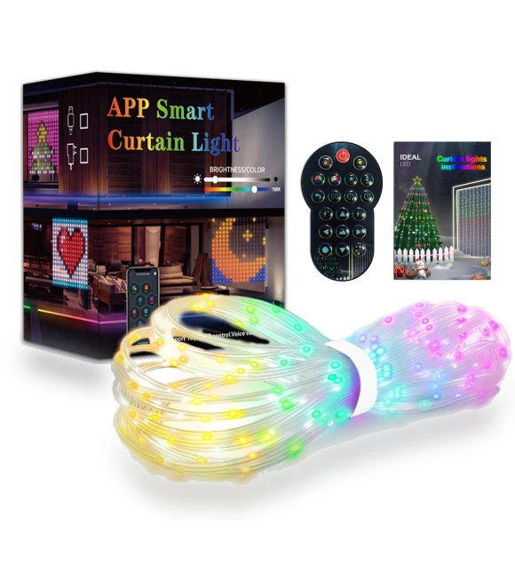 Smart Curtain Lights — String Lights, Build My Home