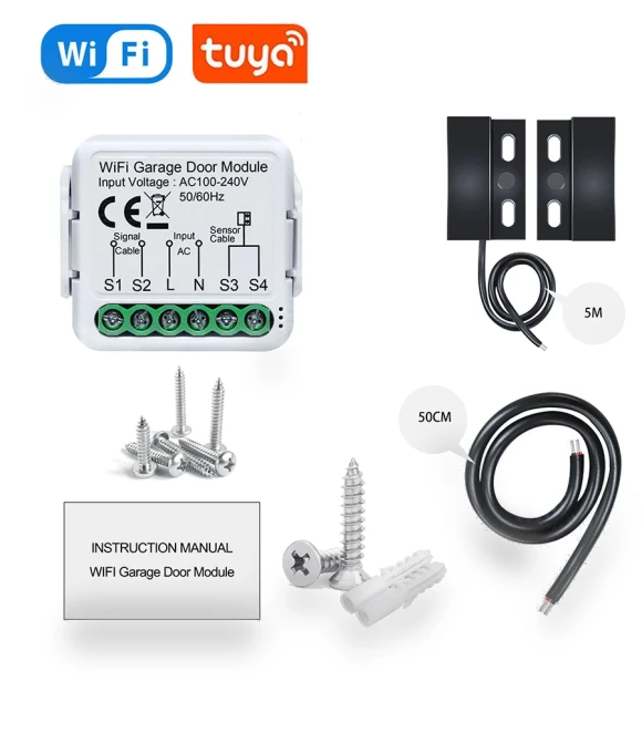 Smart WiFi Garage Door Controller Module — Smart Home Modules, Build My Home