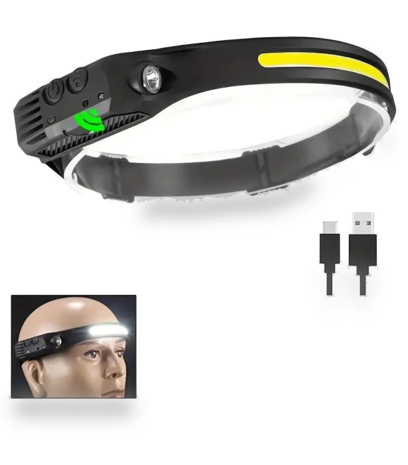 USB Rechargeable LED Headlamp with Sensor — Flashlights, HIMO Group