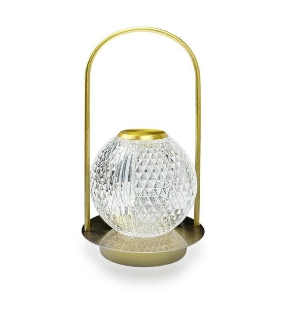 Vintage Table Lamp with Crystal Ball — Lamps & Shades, Good Household Items