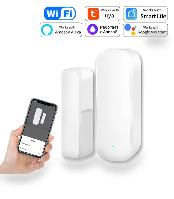 WiFi Zigbee Door Window Magnetic Sensor — Smart Home Security, Build My Home