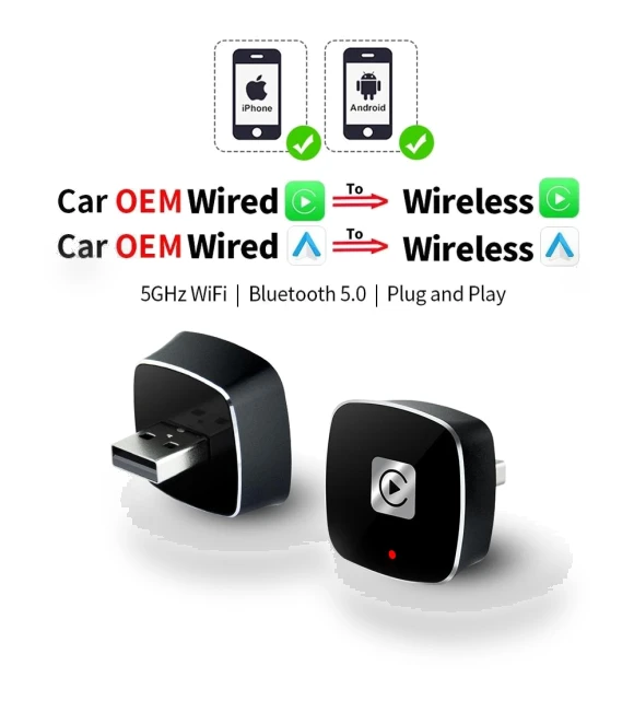 Wireless CarPlay Adapter for Android and iPhone — Phone Accessories, JOHO