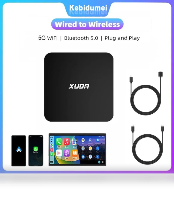 Wireless Carplay and Android Auto Smart Box Adapter — Car Accessories & Gadgets, JOHO - CarGear
