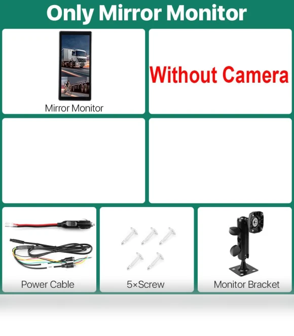 10.36-inch IPS Touch Screen BSD DVR Loop Recorder — Rearview Safety Systems, JOHO - CarGear