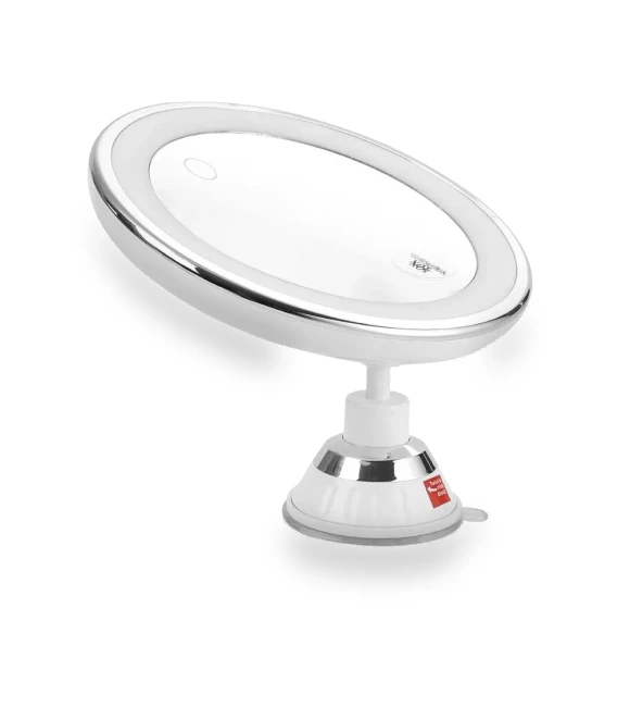 10x Magnifying Mirror with LED Lighting — Handheld, Luminaire Lighting Mall
