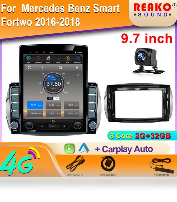 9.7-inch Vertical Screen Tesla Android — Navigation & GPS Accessories, Reakosound