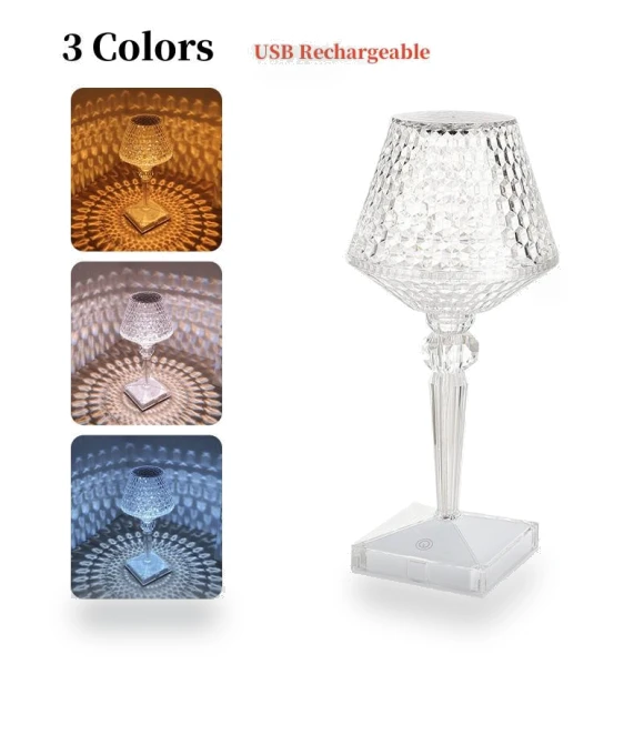 Crystal Table Lamp — Desk & Table Lighting, Build My Home