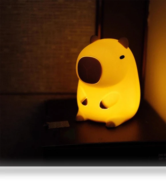 Cute Capybara Night Light — Night Lights, Exquisite goods home furnishing