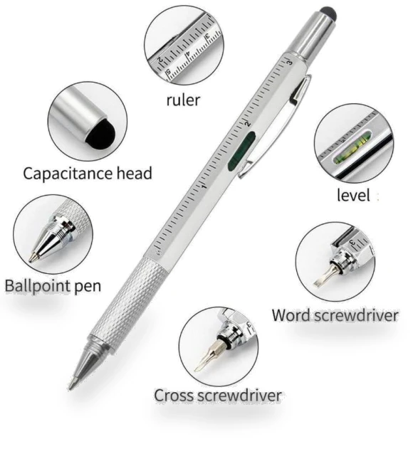 Multifunctional Tool 6 in 1 — Multifunction Pens, Aloisia