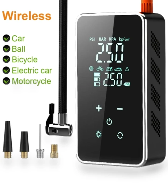 Portable Wireless Digital Touch Mini Air Compressor — Tire Inflation Solutions, IKEA Supermarket