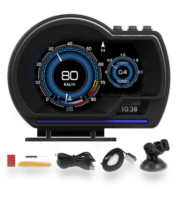 Projection Display OBD2+GPS Smart Gauge Car HUD — Car Accessories & Gadgets, A Auto Parts Mall
