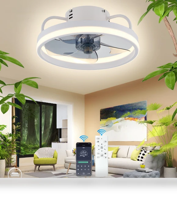 Smart Double Silicon Strip Ceiling Fan — Ceiling Fan Wall Controls, Luminaire Lighting Mall