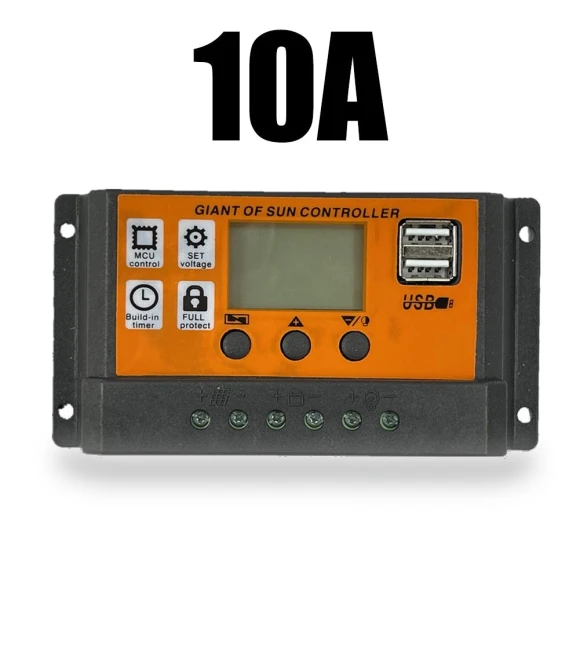 Solar Charge Controller with Dual USB Ports — Chargers, N-Car Decoration Products