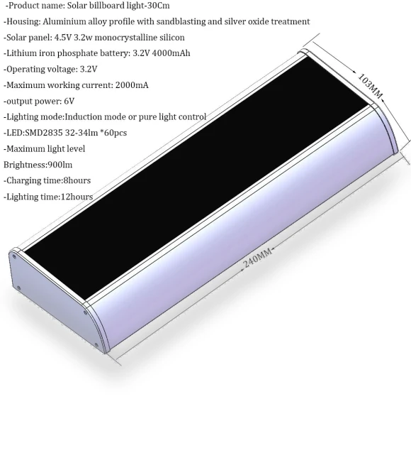 Solar-Powered LED Sign Light with Motion Sensor — Outdoor Security & Flood Lighting, Home Of Auto Parts