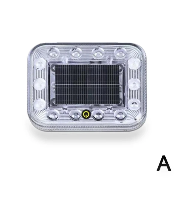 Solar Warning Light with Touch Control — Vehicle Safety Signals, JOHO