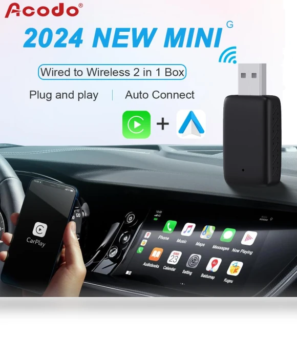 Wireless Carplay and Android Auto 2in1 Adapter — Car Accessories & Gadgets, JOHO - CarGear