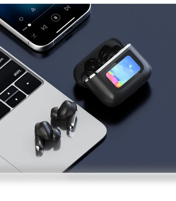 Bluetooth Headset with Active Noise Cancellation — Headsets, QUEED