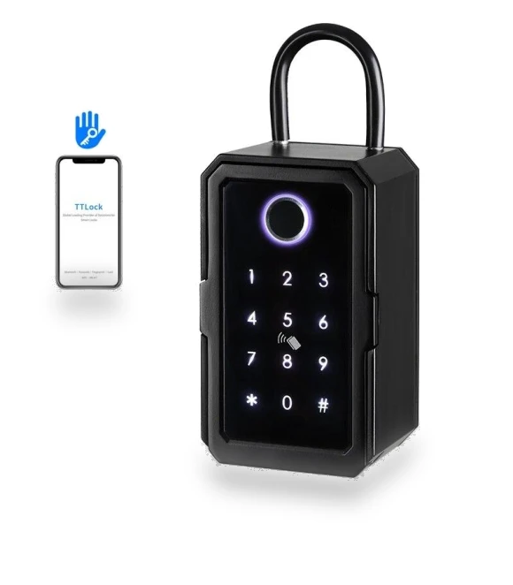 Electronic Key Box with Fingerprint Password, IC Card, Bluetooth — Smart Home Security, Super Dream Home