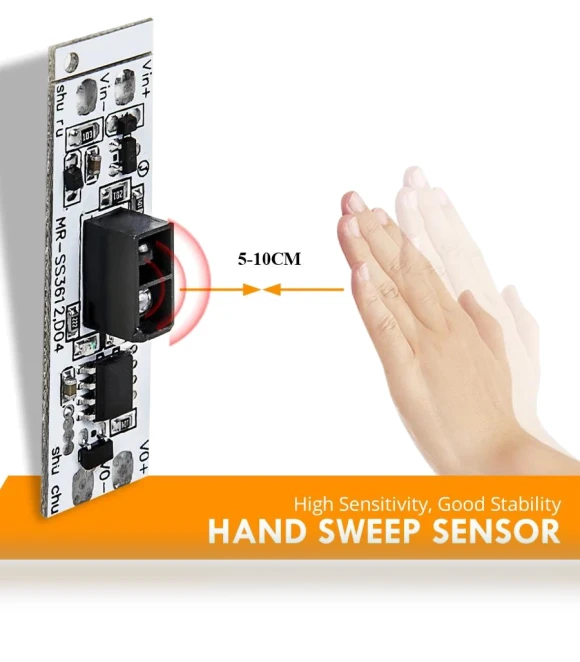 Finger Hand Sweep PIR Motion Sensor Switch Module — Motion Actuated Switches, Build My Home