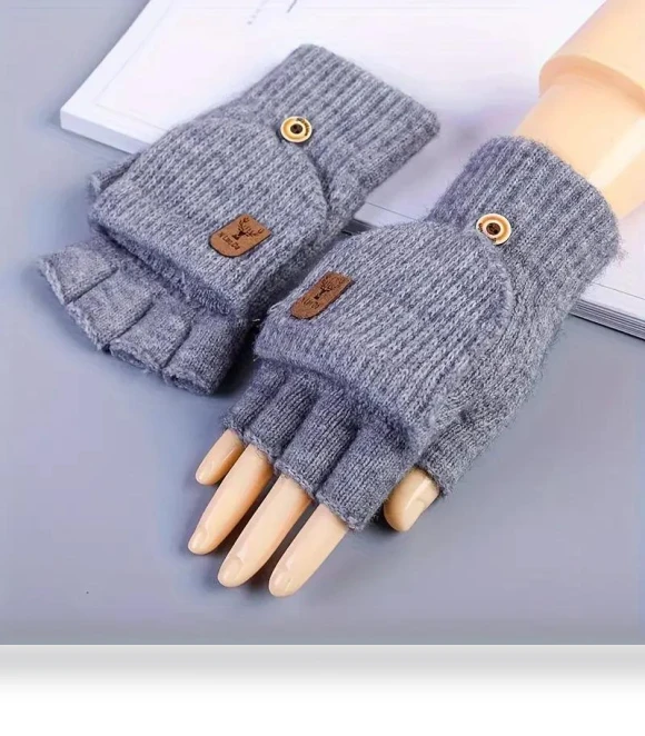 Fingerless Knitted Gloves — Glove Liners, Comfort Homeware