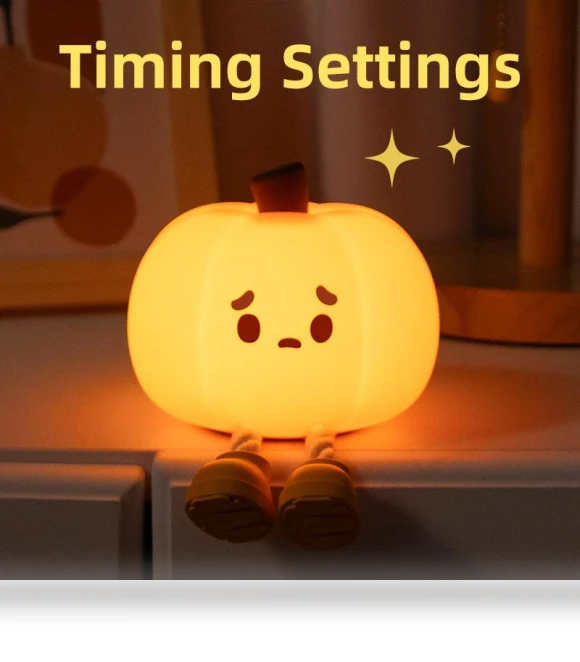 Night Light Cute Style Soft Touch Glows When Tapped Built-in Battery Supports USB Charging For Decor Unpacking — Night Lights, Exquisite goods home furnishing