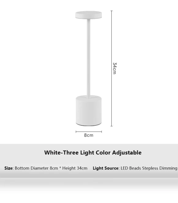 Rechargeable LED Touch Metal Desk Lamp — Study & Desk Lighting, HIMO Group