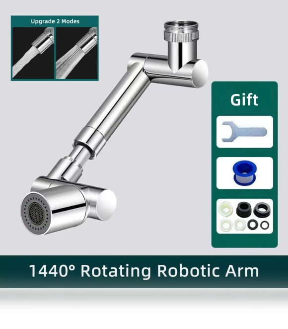 Robotic Extendable Rotating Faucet with Filter Sprayer — Aerators, Lntelligent Living Hall