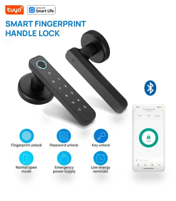 Smart Door Lock with Fingerprint Scanner — Smart Home Security, Build My Home