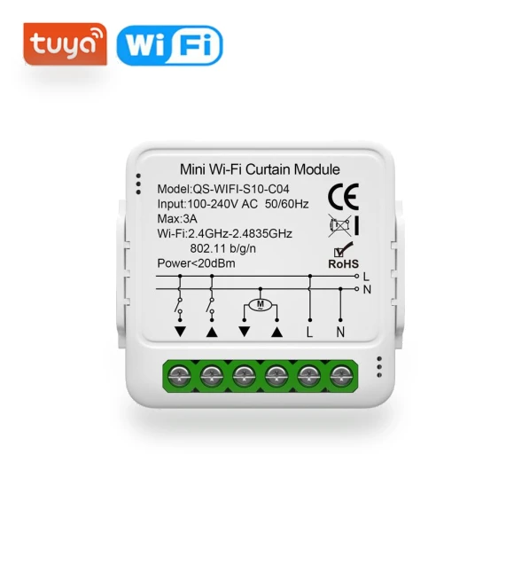 Smart WiFi ZigBee Curtain Motor Module — Smart Home Hubs & Controllers, Super Dream Home