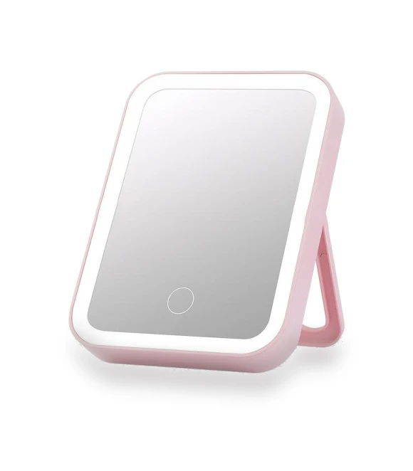 Touchscreen Makeup Mirror — Compact & Travel, Light makeup