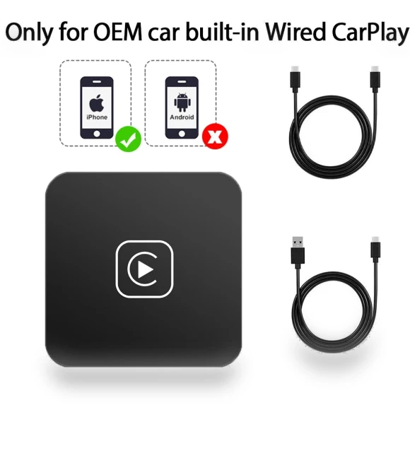 Wired to Wireless CarPlay Android Auto Smart Dongle — Phone Accessories, JOHO - CarGear